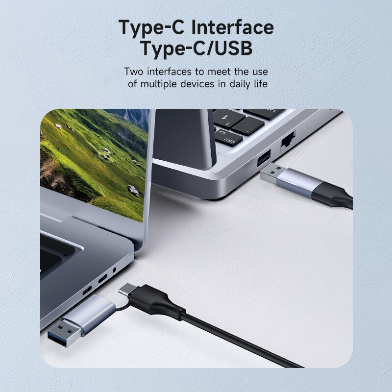 Hagibis DPL01 dual display type c hdmi 4k Hub USB C M1 M2 M3 M4 ออกสองจอ