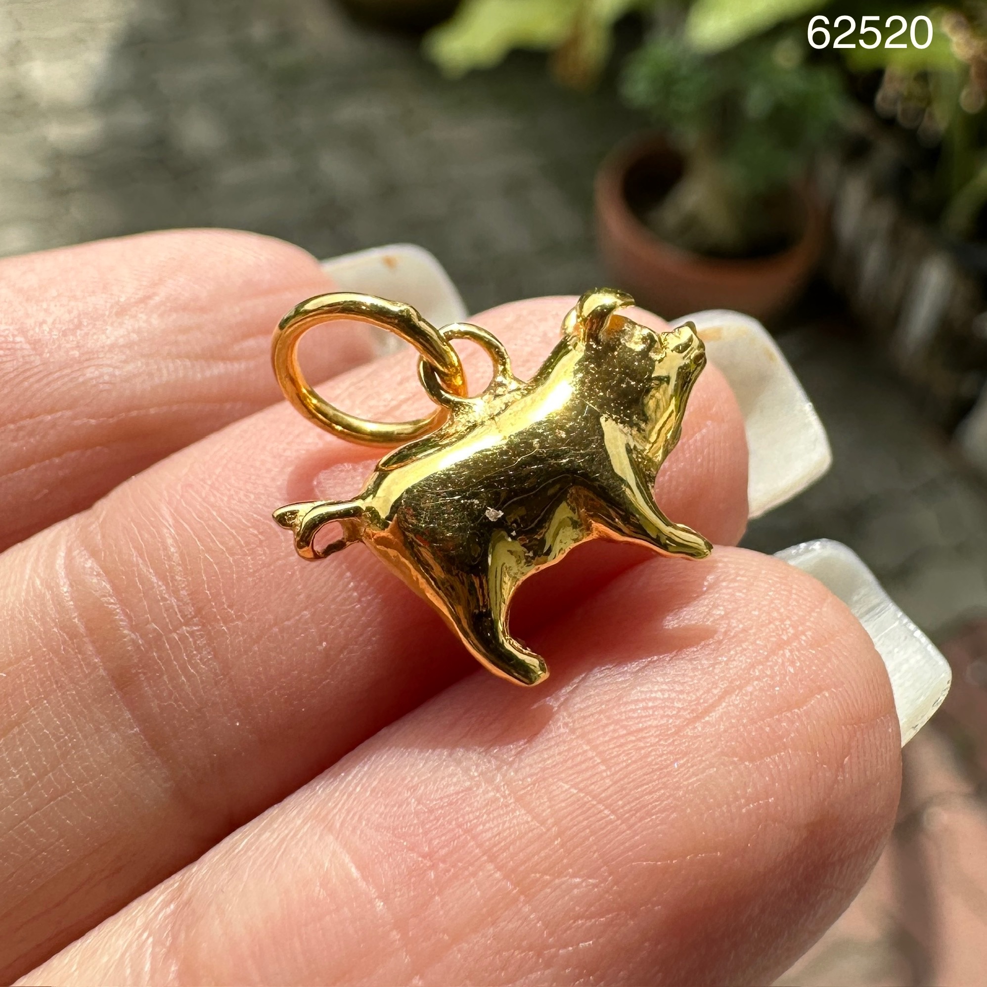 รหัส 62520 จี้ หมูทอง ทอง18k งานสวย น่ารักมาก นน. 2.24 g