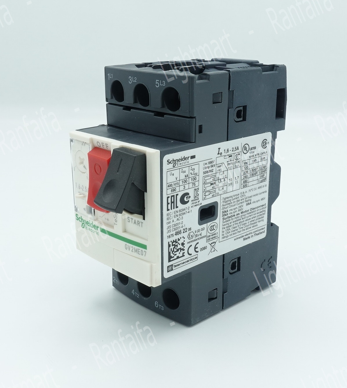 Motor Breaker GV2-ME07 (1.6-2.5A) SD