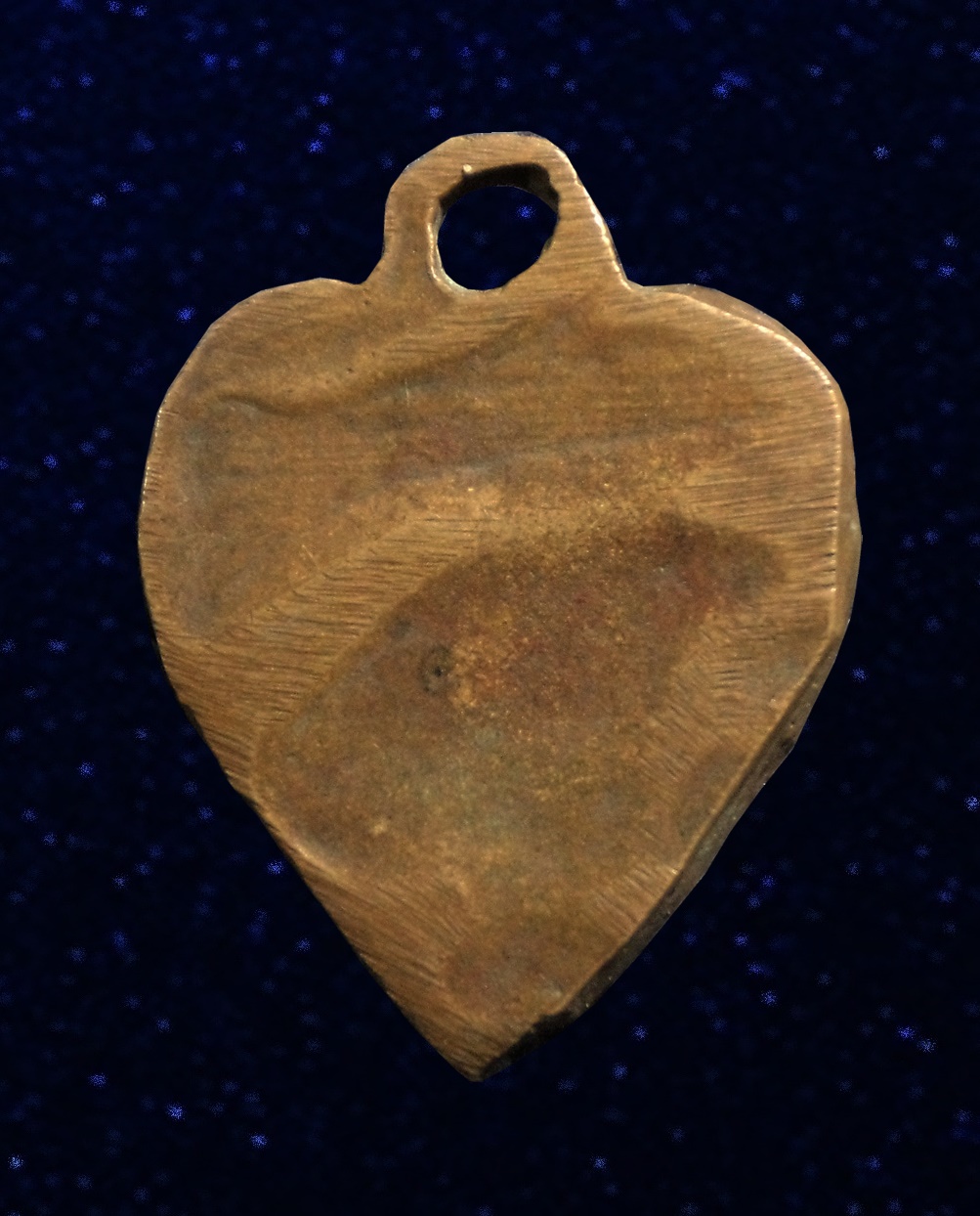 เหรียญหล่อหัวใจใบโพธื์ หลวงพ่อเงินบางคลาน