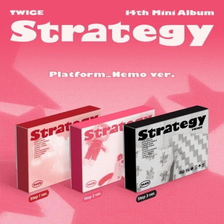 ( Pre-Order ) TWICE 14th Mini Album STRATEGY ( Nemo ver ) random * ไม่มี Poster พับ * วางจำหน่าย 6 / 12 / 2024