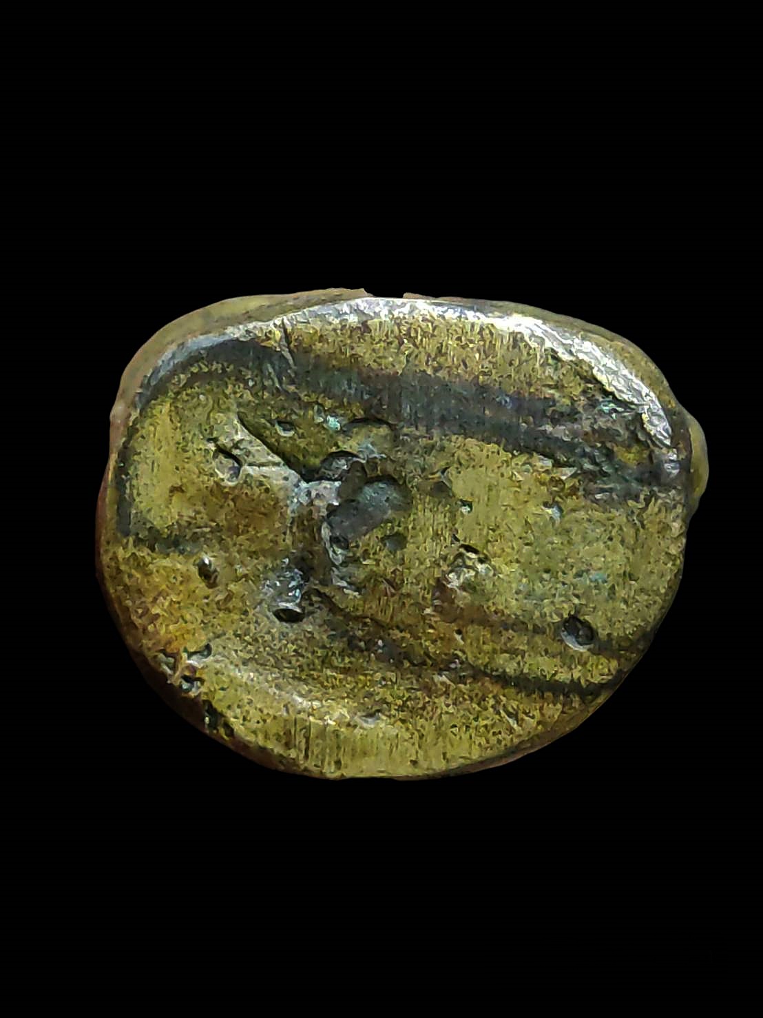 หลวงพ่อเงิน พิมพ์(สังกัจจายน์) กรุวัดขวาง เนื้อทองผสม