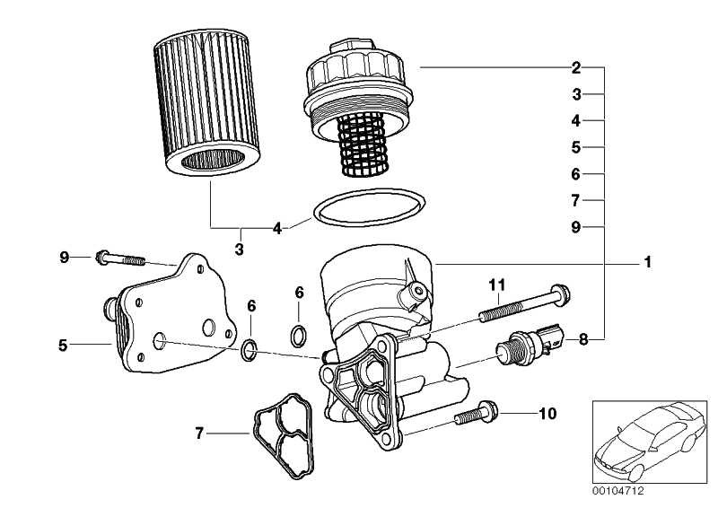 โอริงฐานกรองน้ำมันเครื่อง MINI R50, R53 / Oil Filter Housing Gasket, 7509211