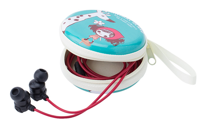 ตลับใส่ของ มีซิปทรงกลม คละลาย แพ็คถุงแก้วติดโบว์ พร้อมป้ายชื่อ