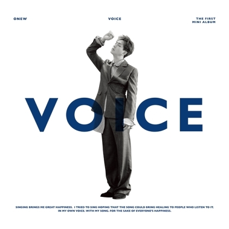 ( Pre-Order ) ONEW ( Shinee ) 1st Mini Album VOICE ( random ver ) + Poster วางจำหน่าย 6 / 12 / 2018