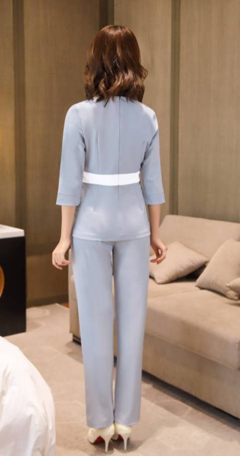 ชุดพนักงานนวดสปา ชุดพนักงานคลินิกเสริมความงาม ร้านเสริมสวย