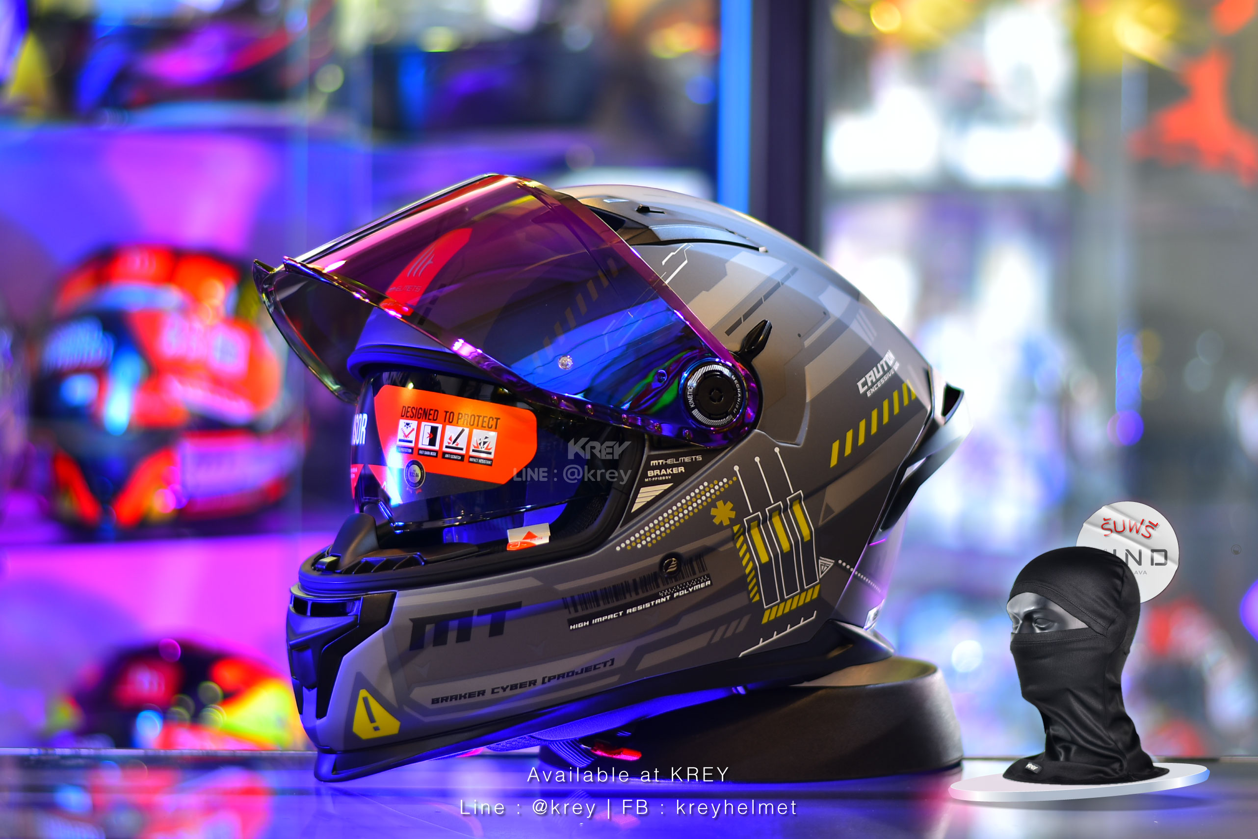 MT model BRAKER SV CYBER MATT GREY