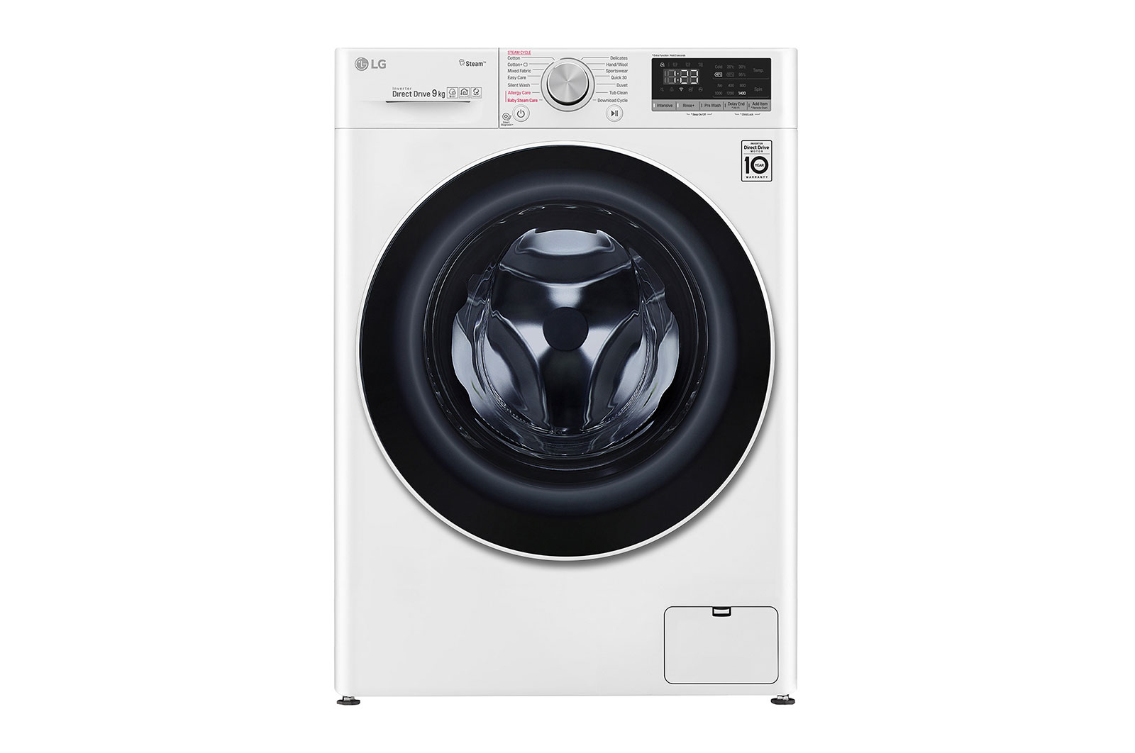 เครื่องซักผ้าฝาหน้า รุ่น FV1409S4W ระบบ AI DD™ ความจุซัก 9 กก. พร้อม Smart WI-FI control ควบคุมสั่งงานผ่านสมาร์ทโฟน