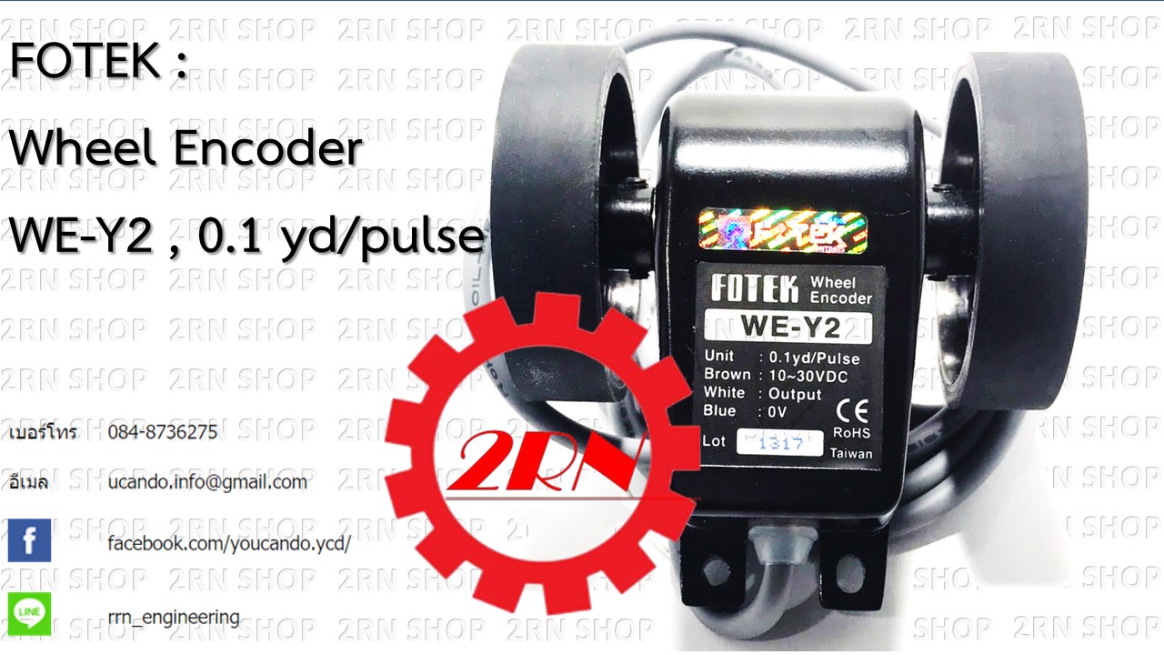 FOTEK : Wheel Encoder WE-Y2 , 0.1 yd/pulse