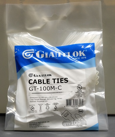 เคเบิ้ลไทร์ Cable Tie "Giantlok" สีขาว