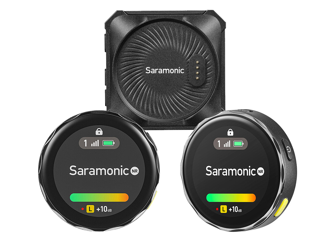 Saramonic Blink Me B2 *ของแท้รับประกัน 2ปี* ไมค์ไร้สาย Clip-On 2 Person Wireless Microphone System, Touchscreens & Recording