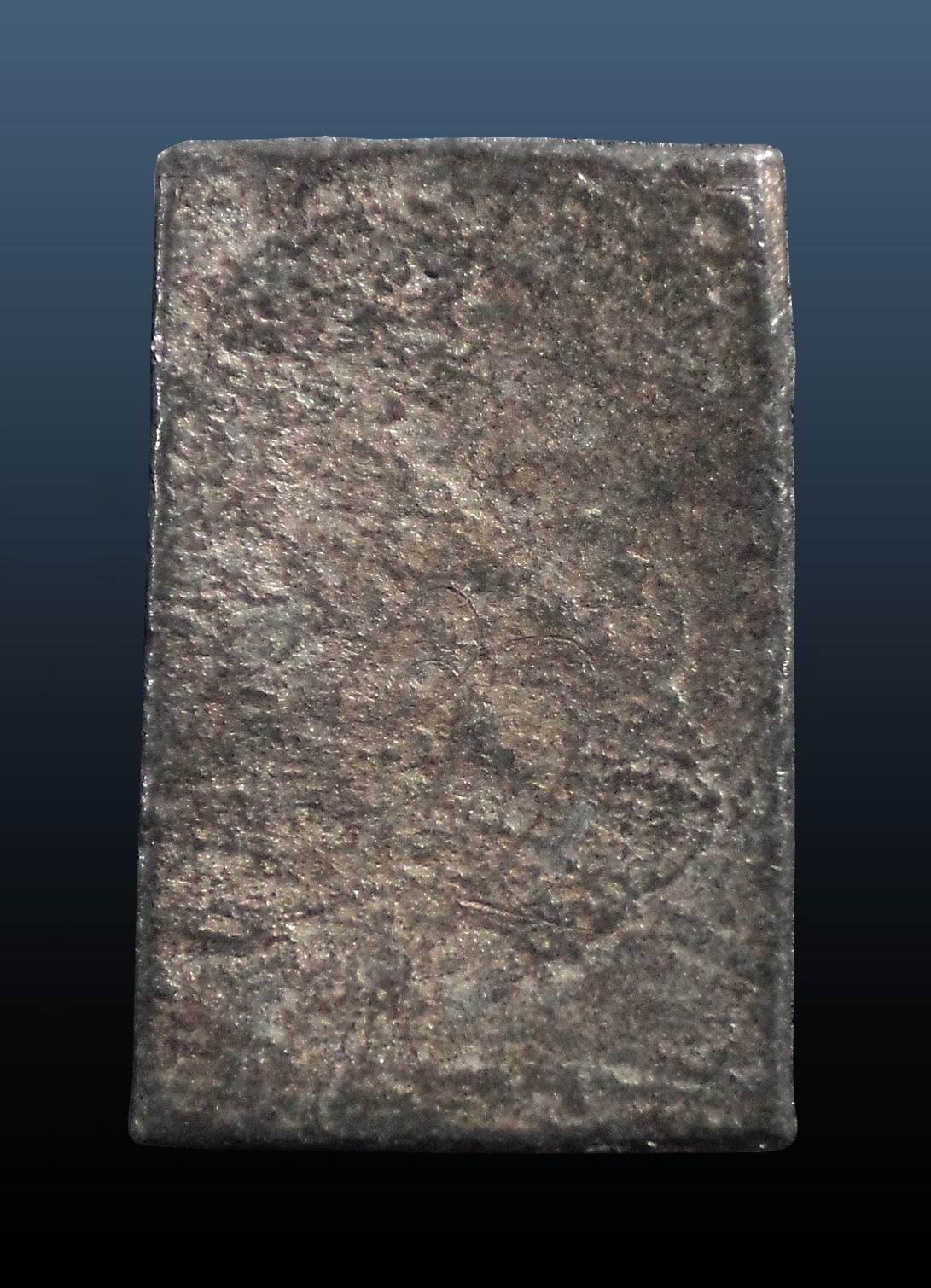 พระหลวงปู่ศุข พิมพ์สี่เหลี่ยมข้างอุ เนื้อชินตะกั่ว