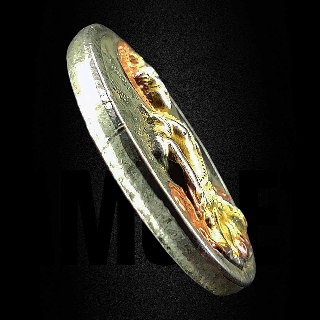 เหรียญจตุคามรามเทพ รุ่นอภิมหาเศรษฐี หลวงพ่อพิเชฐ วัดโคกหม้อ ลพบุรี เนื้อ3กษัตริย์