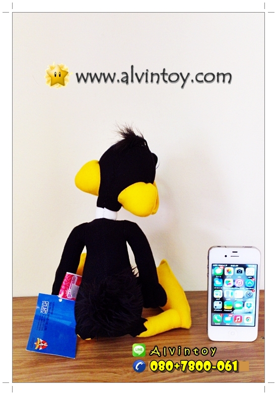 ตุ๊กตา Daffy Duck - แดฟฟี่ ดั๊ก ไซด์ S 14 นิ้ว
