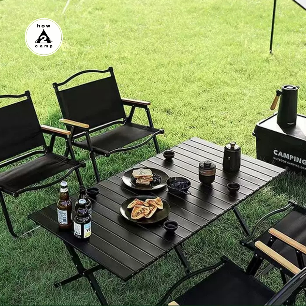 โต๊ะแคมป์ปิ้ง ม้วนเก็บได้