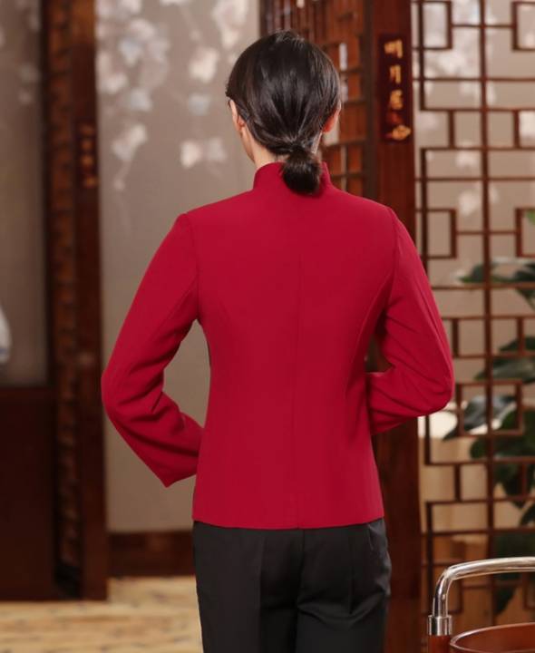 เสื้อพนักงานต้อนรับ เสื้อพนักงานเสริฟร้านอาหาร โรงแรม
