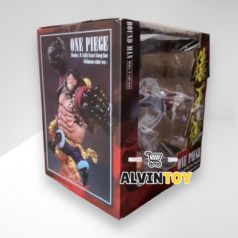ฟิกเกอร์ One Piece Monkey D Luffy Gear 4 - model luffy gear 4 ขนาดความสูง 25 cm. ผลิตจาก PVC คุณภาพดี หนักๆ ตันๆ
