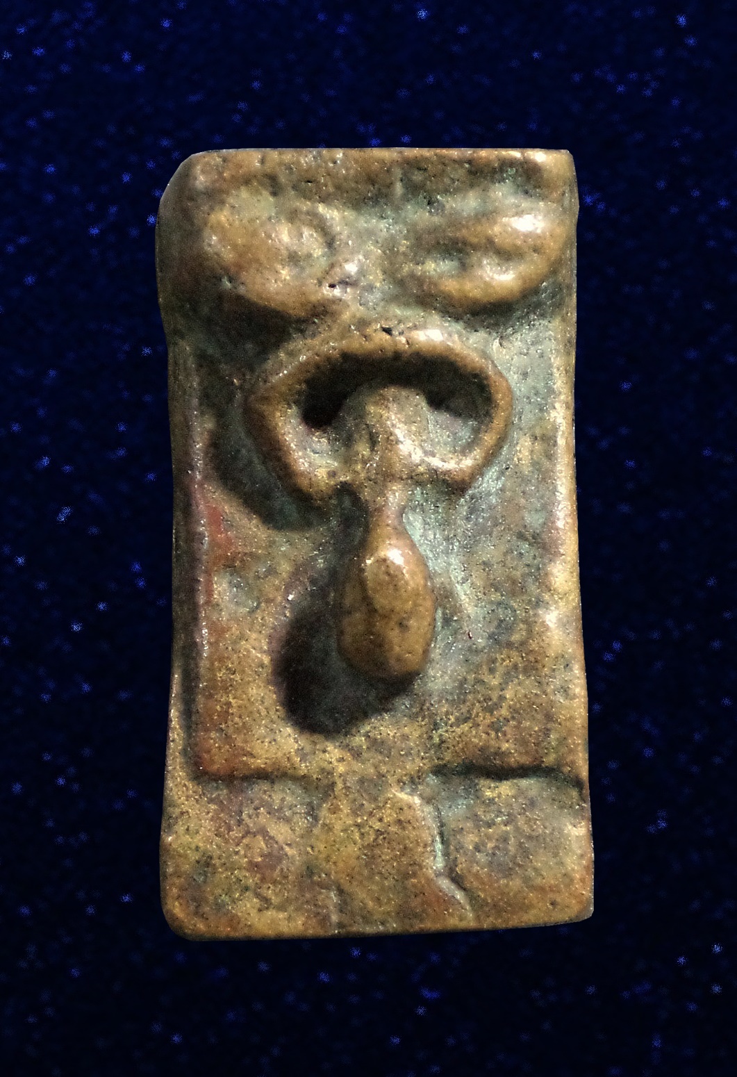 พระสวนกลับ(มเหศวรเมืองใต้) วัดโพธิ์ปฐมาวาส จ.สงขลา ปี2484 แจกทหารไปสงครามอินโดจีน