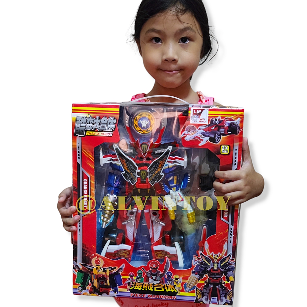 หุ่นยนต์ ประกอบร่าง Piece Warriors หุ่นยนต์แปลงร่าง แยกร่างได้