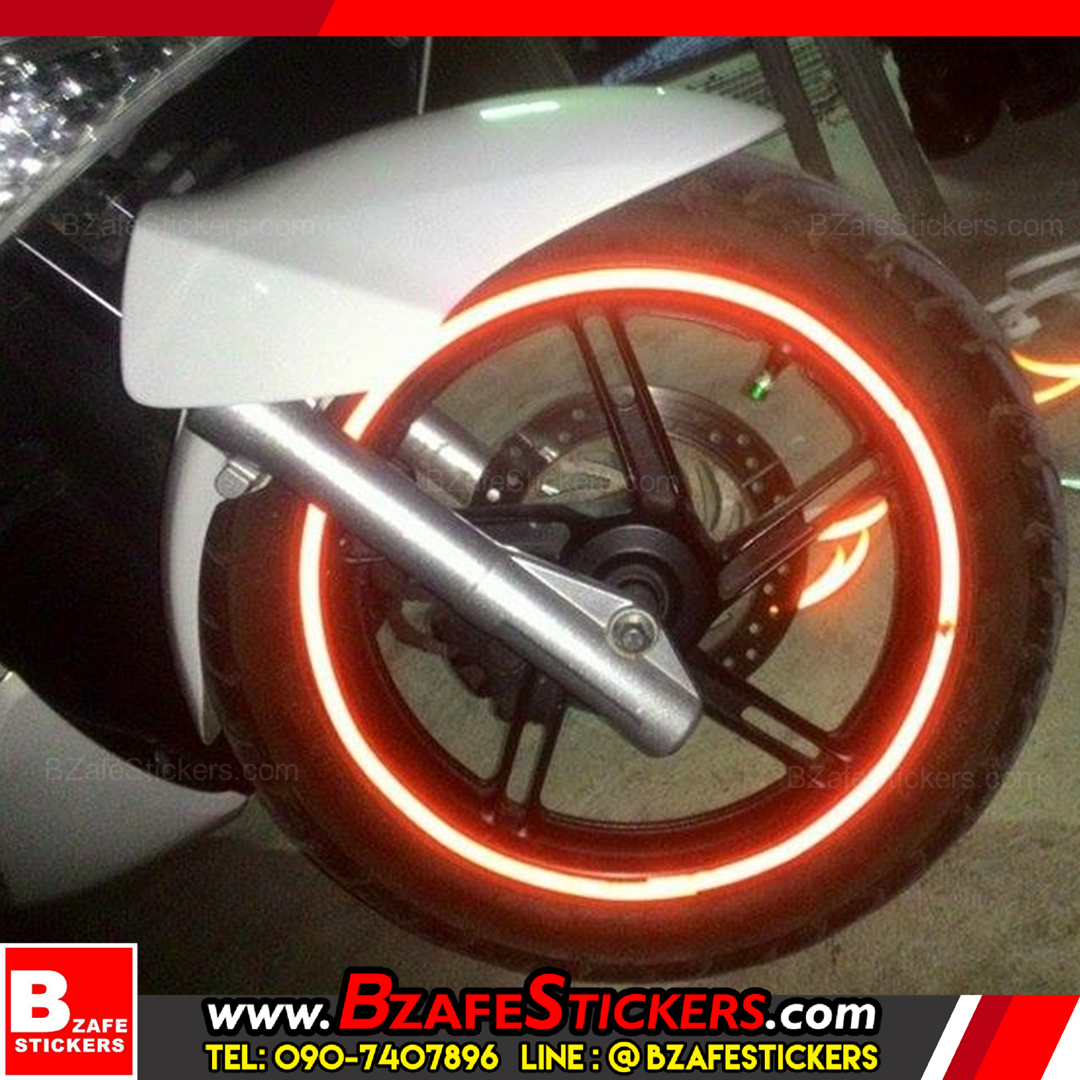 รีวิว สติ๊กเกอร์สะท้อนแสงติดขอบล้อ 3M, Kiwalite สติ๊กเกอร์ติดล้อ สติ๊กเกอร์แต่งรถ