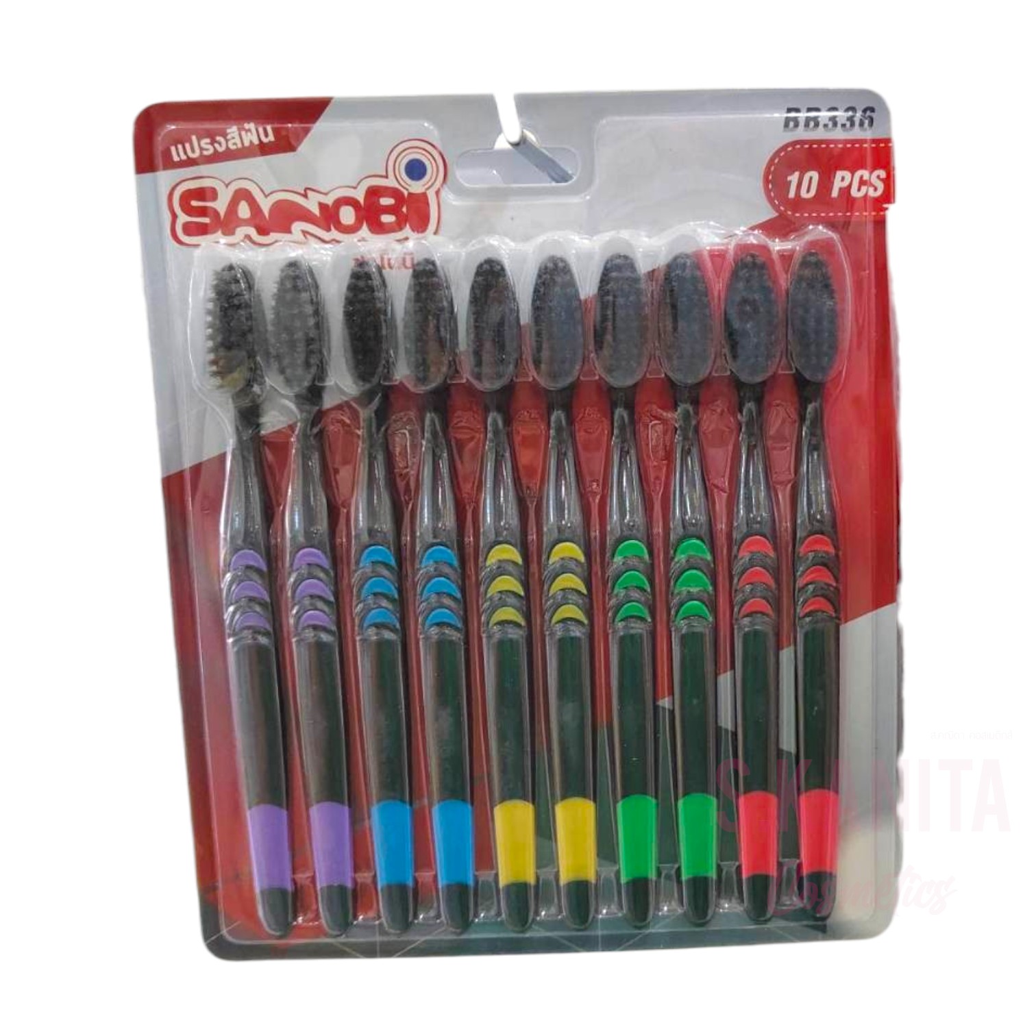 แปรงฟัน SANOBI 10 PCS