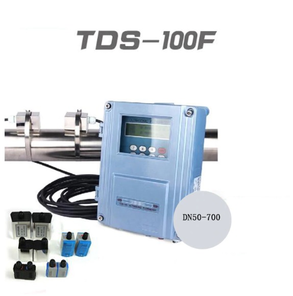 Fixed Ultrasonic Flow Meter เครื่องวัดอัตราการไหลของเหลวแบบติดผนัง รุ่น TDS-100F