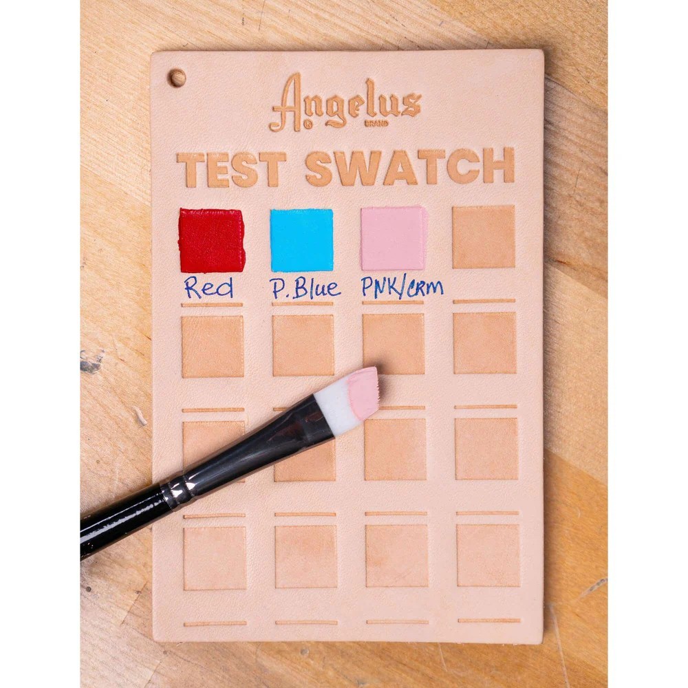 Angelus Leather Test Swatch แผ่นหนังคุณภาพสูง สำหรับเทสสี ขนาด 4*6 นิ้ว