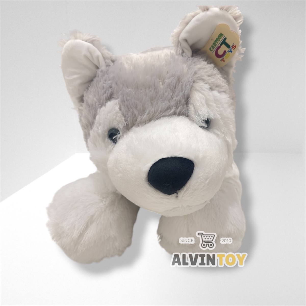 ตุ๊กตาหมา Siberian husky - ไซบีเรียนฮัสกี 30 นิ้ว