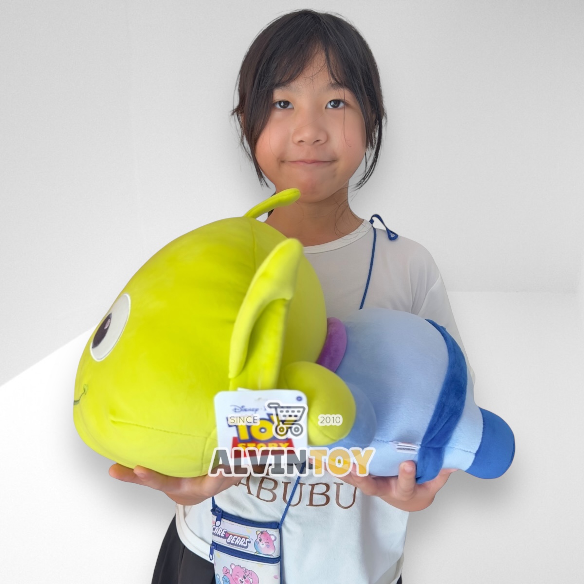 ตุ๊กตา Little Green Men - ของเล่นเอเลี่ยน ผ้านุ่มนิ่ม 14 นิ้ว