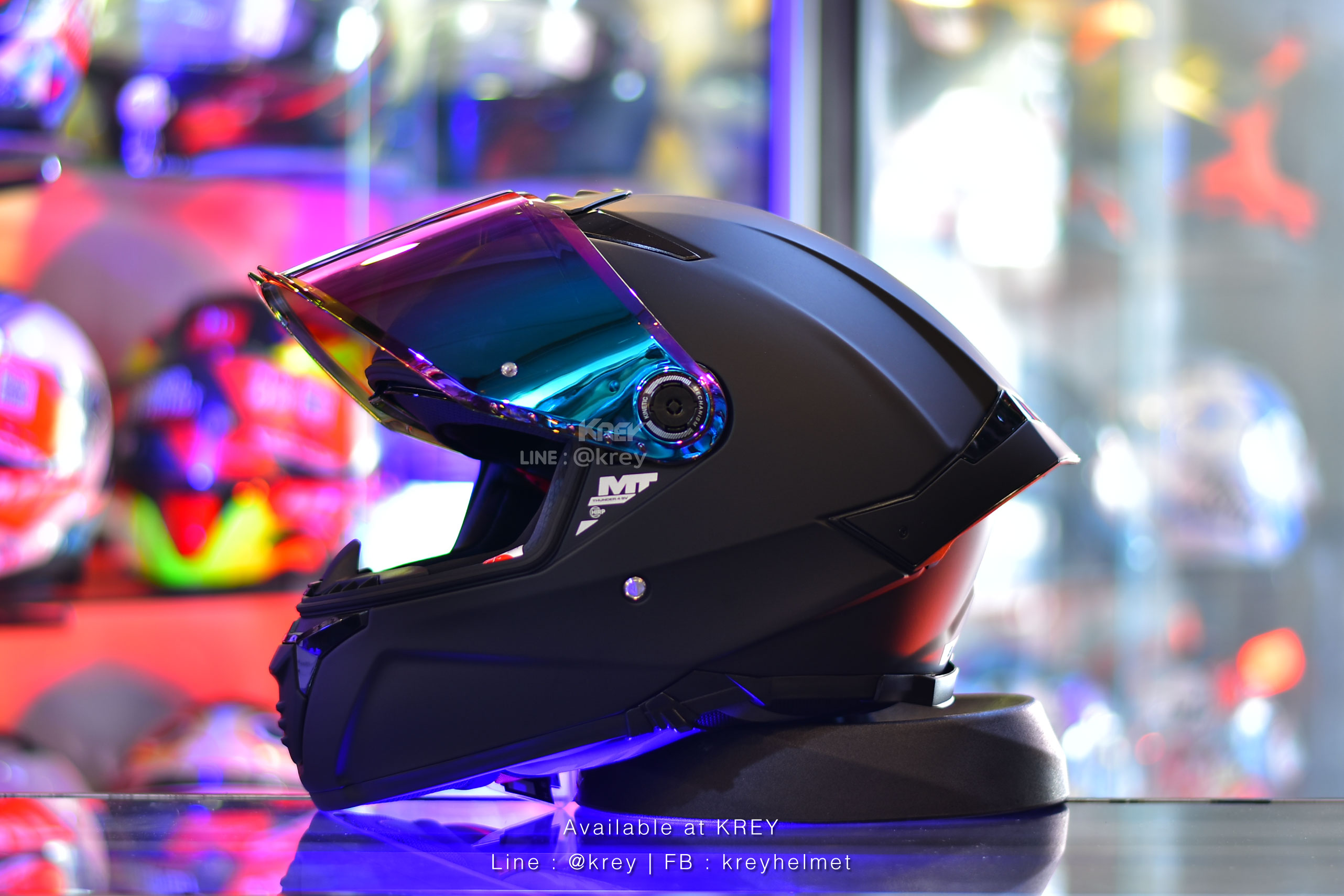 MT model THUNDER 4 SV PURE MATT BLACK