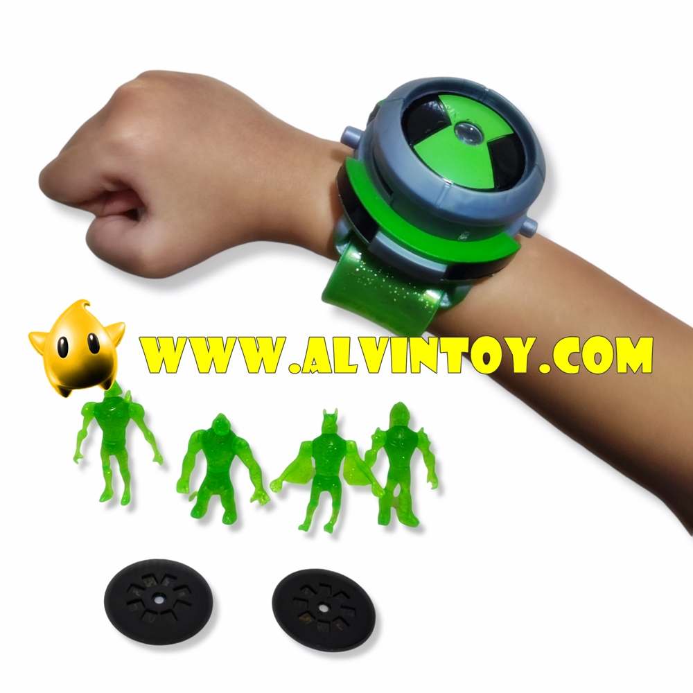 นาฬิกา Ben 10 Omnitrix พร้อมหุ่นฟิกเกอร์ ฉายภาพได้
