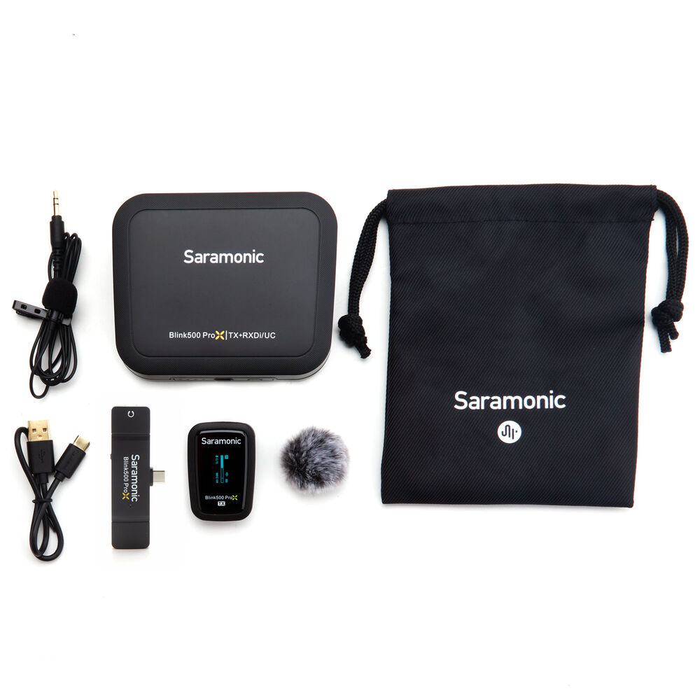 Saramonic Blink500 ProX B5 *ของแท้รับประกัน 2ปี* ไมค์ไร้สายหนีบปกเสื้อ (USB-C) Digital Wireless Lavalier Microphone System