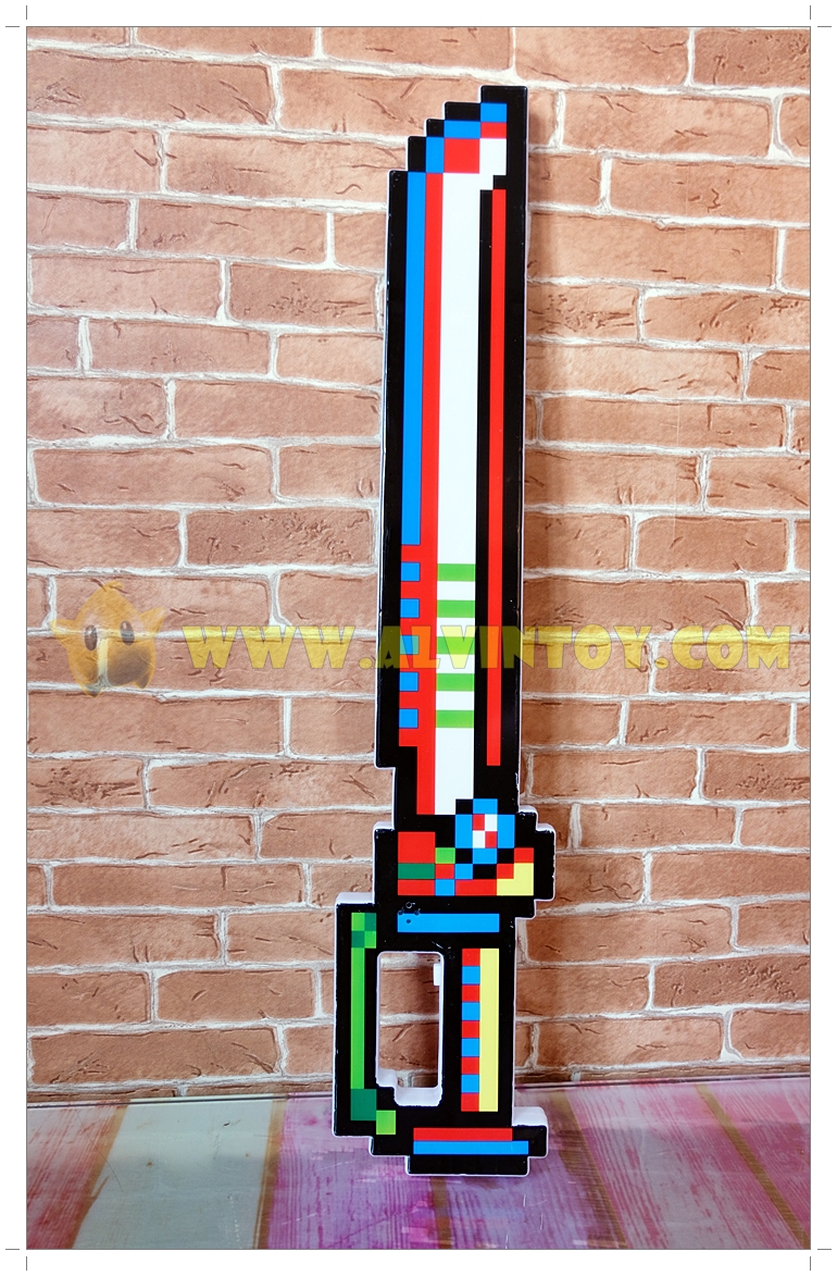 ดาบ Minicraft มีเสียง มีไฟ