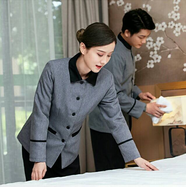 เสื้อแม่บ้าน พ่อบ้าน พนักงานทำความสะอาด