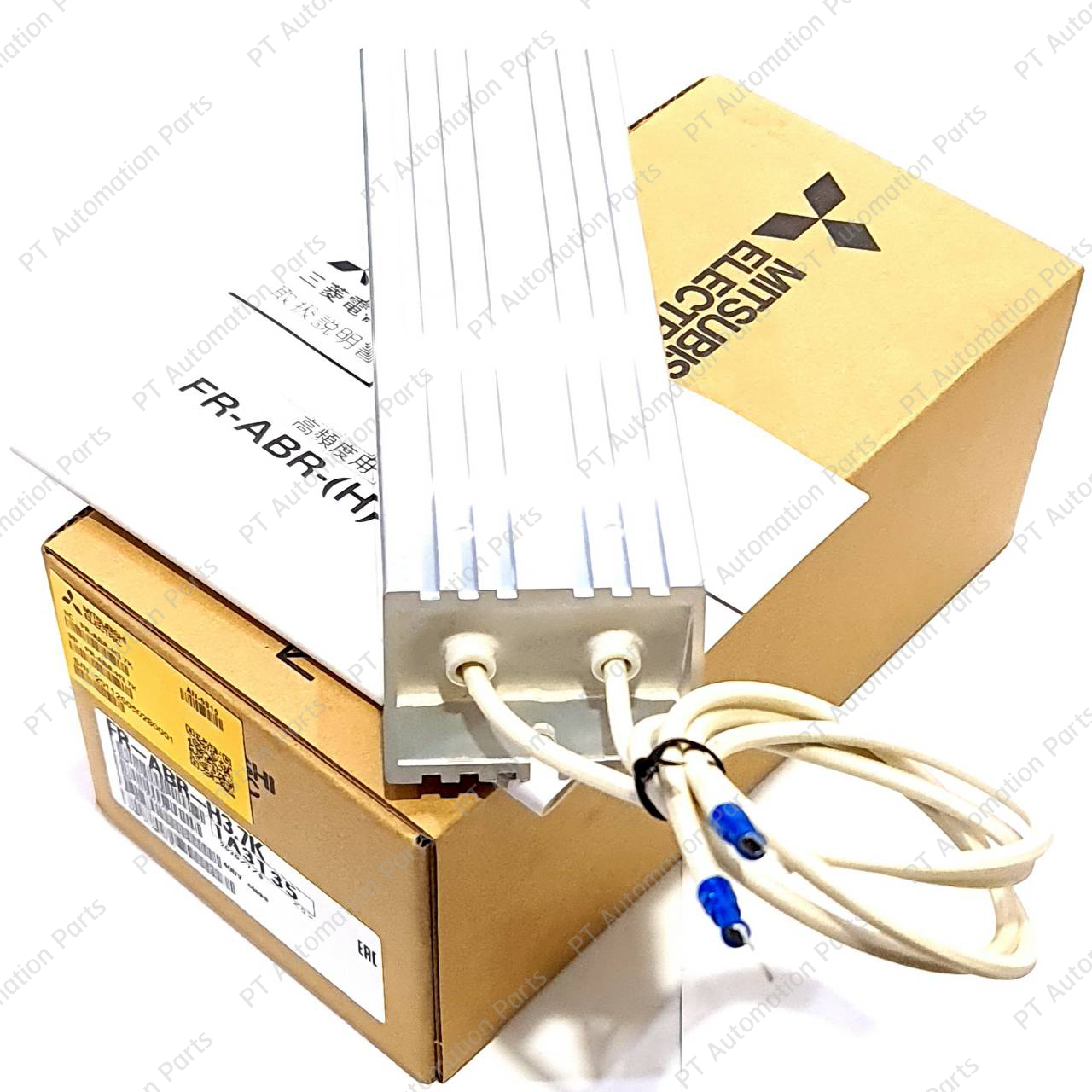 Mitsubishi FR-ABR-H3.7K High-Duty Brake Resistor 400V Class 150Ω (ohm) 155W เบรครีซิสเตอร์ อุปกรณ์เสริมสำหรับอินเวอร์เตอร์ 5 แรงม้า