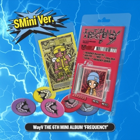 ( Pre-Order ) WayV 6th Mini Album FREQUENCY ( SMini ver ) Set 5 ver * ไม่มี Poster พับในกล่อง * วางจำหน่าย 26 / 11 / 2024