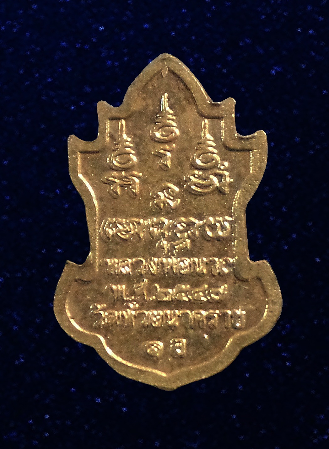 เหรียญปรกใบมะขาม หลวงพ่อนาถ วัดห้วยนาคราช จ.กาญจนบุรี ปี 2547