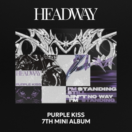 ( Pre-Order ) PURPLE KISS 7th Mini Album HEADWAY ( random ver ) + Poster วางจำหน่าย 23 / 10 / 2024