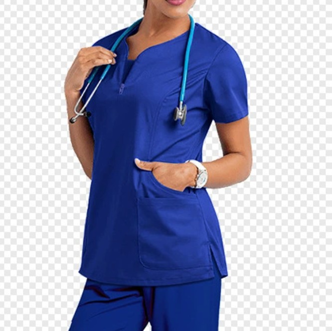 ชุดหมอผ่าตัดทันตแพทย์ ชุดพยาบาลโรงพยาบาลซักง่ายแห้งเร็ว ชุดทำงานคลินิก