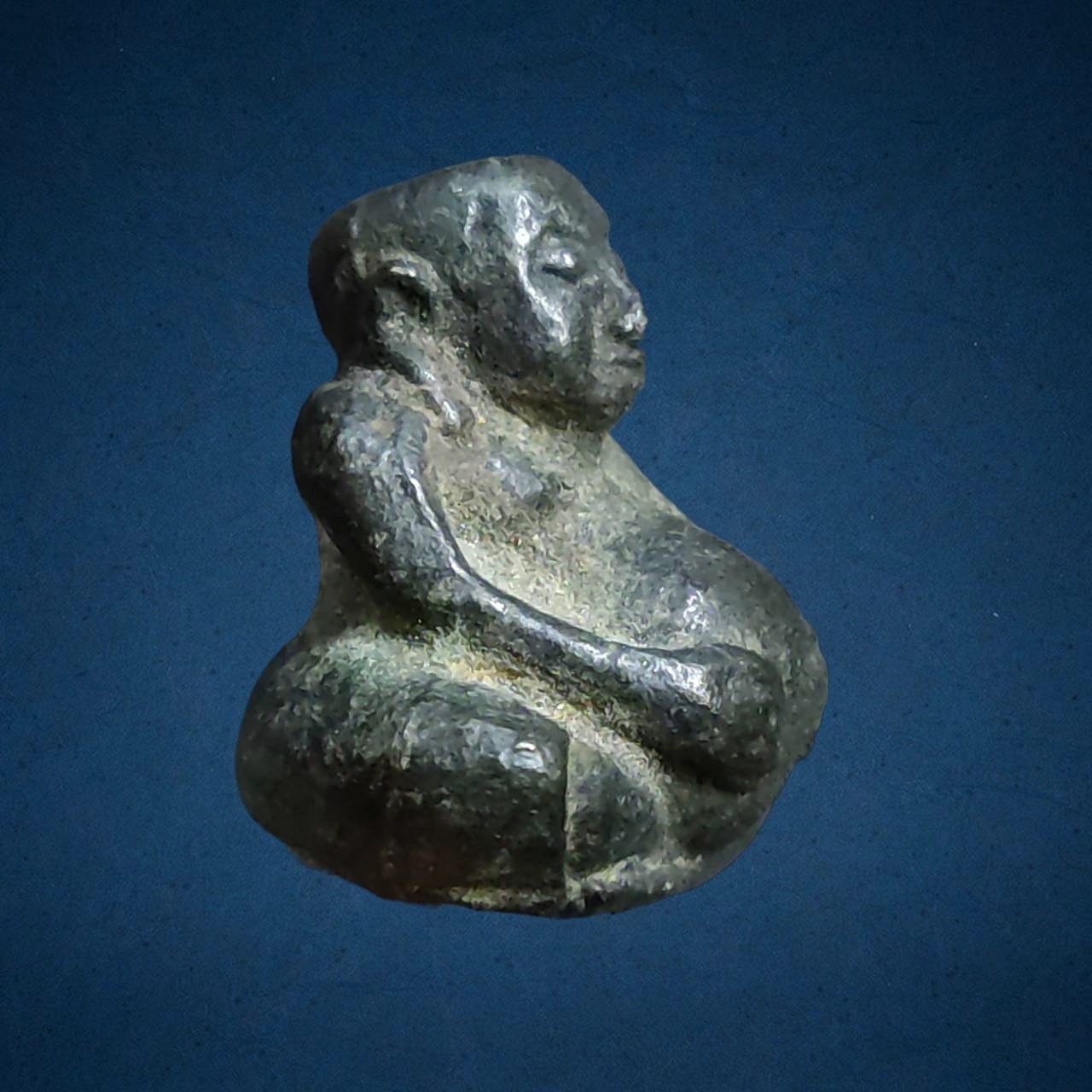 พระสังกัจจายน์ เชียงแสน เนื้อสัมฤทธิ์