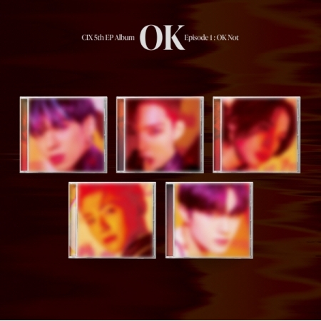 ( Pre-Order ) CIX 5th EP Album ['OK' Episode 1 : OK Not] Set 5 ver * มี Poster พับในกล่อง * วางจำหน่าย 23 / 8 / 2022