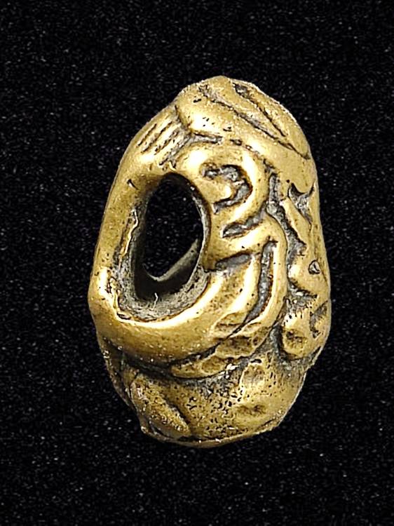 พระปิดตา หลวงพ่ออิ่ม วัดหัวเขา สุพรรณบุรี เนื้อทองผสม