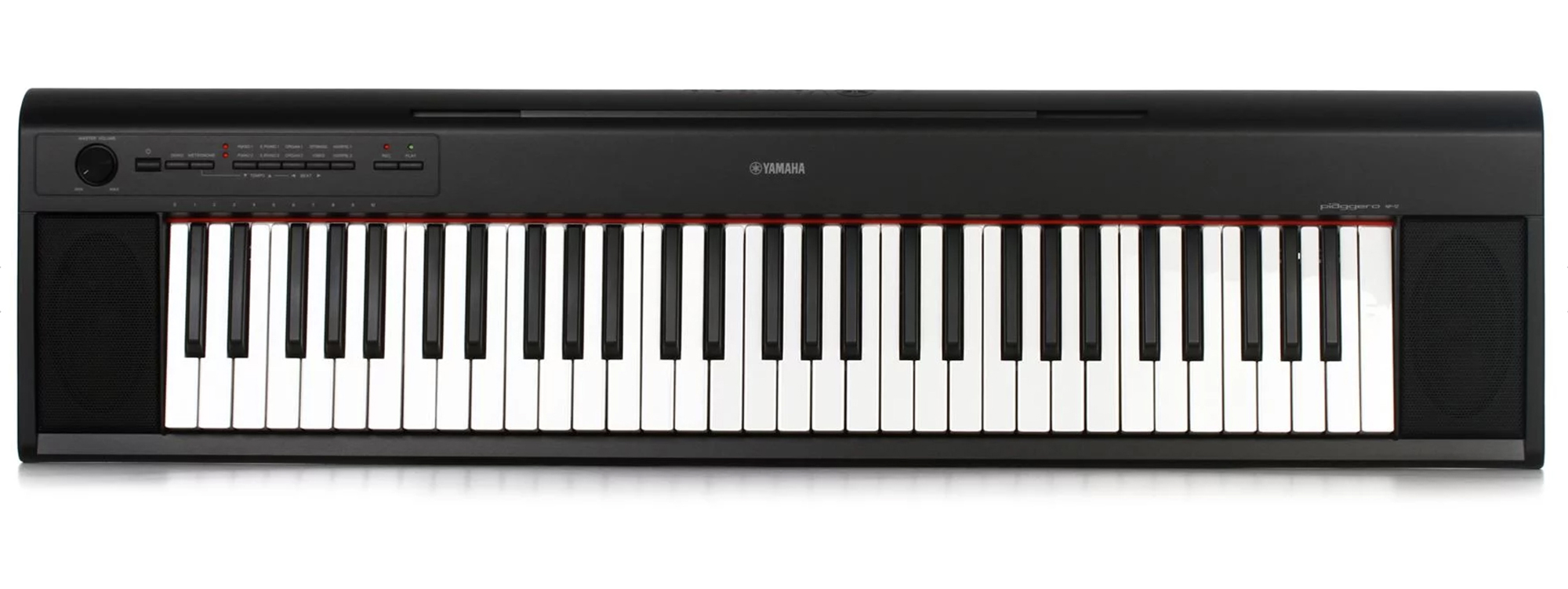 Yamaha Piaggero NP12 เปียโนไฟฟ้า 61คีย์,ทัชชิ่ง Piano-Style,ลำโพงในตัว, USB-to-host, iOS App, ใส่ถ่านได้ ฟรี!! ที่วางโน้ต, อแดปเตอร์, รับประกัน 1ปี