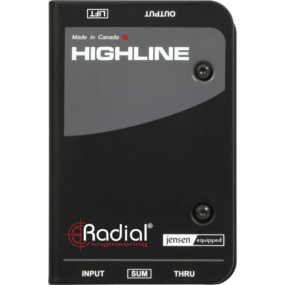 Radial Engineering Radial Highline *ของแท้รับประกัน 1ปี* ดีไอบ็อกซ์, ไอโซเลเตอร์, Passive Line DI / Isolator