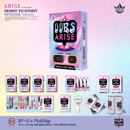 ( Pre-Order ) ARISE 1st Mini Album [READY TO START] Special ver * ไม่มี Poster * วางจำหน่าย 20 / 8 / 2025