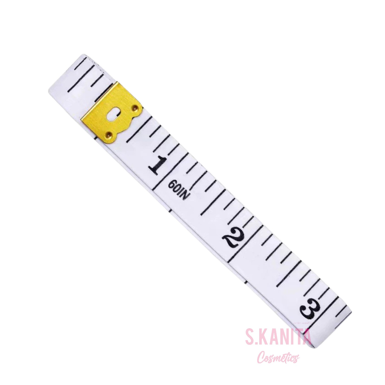 สายวัดเอว แบบเซนติเมตร นิ้ว (1 ชิ้น) สีแบบสุ่ม (SKU-06163)