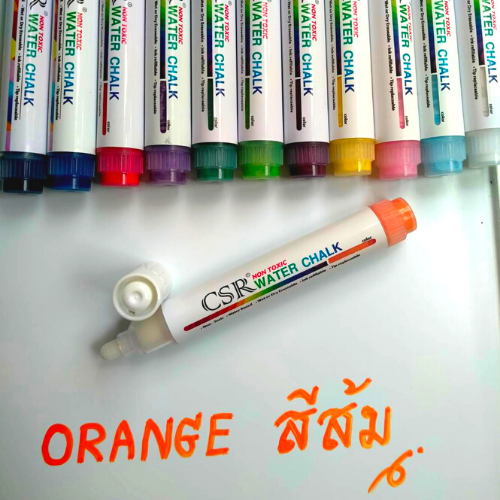 ปากกาไวท์บอร์ด CSR Water Chalk Size M (Orange) ปากกาชอล์กน้ำขนาด M สีส้ม