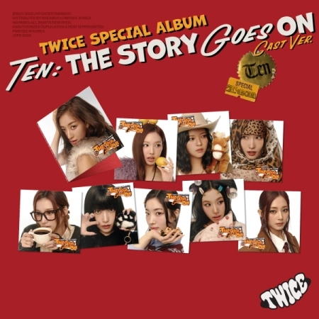 ( Pre-Order ) TWICE - Special Album TEN: The Story Goes On ( Cast Set 9 ver ) + Poster วางจำหน่าย 10 / 10 / 2025