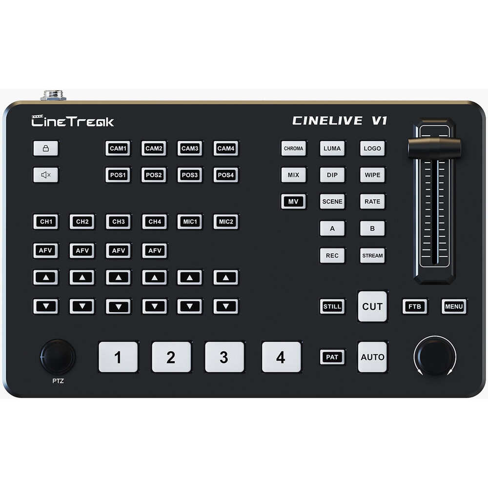CineTreak CineLive V1 *ของแท้รับประกัน 1ปี* วิดีโอ สวิทเชอร์ 4-Channel HDMI Video Switcher with Vertical Live Streaming