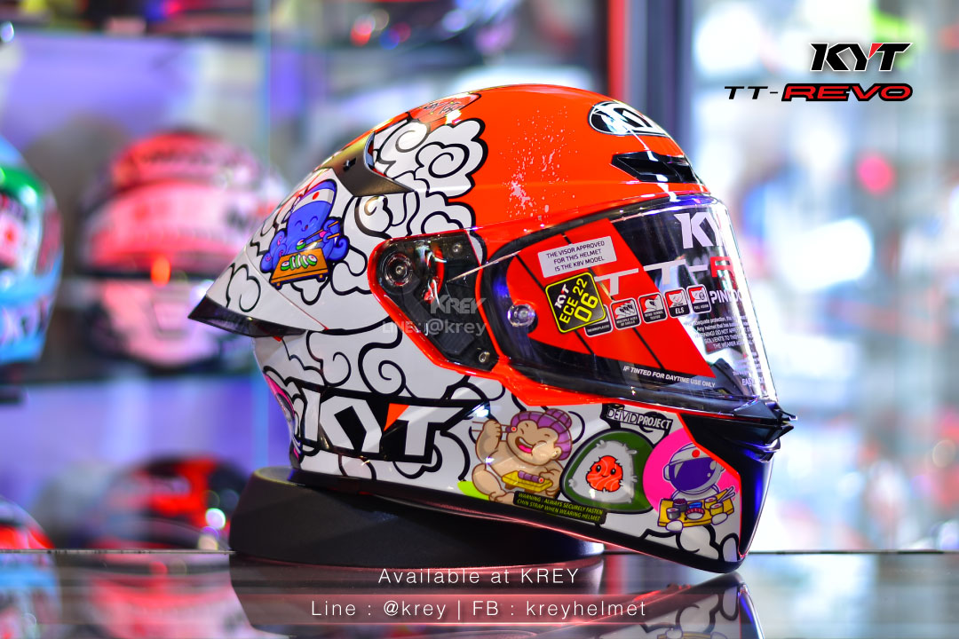 KYT model TT REVO Special Editions : Sushi Time